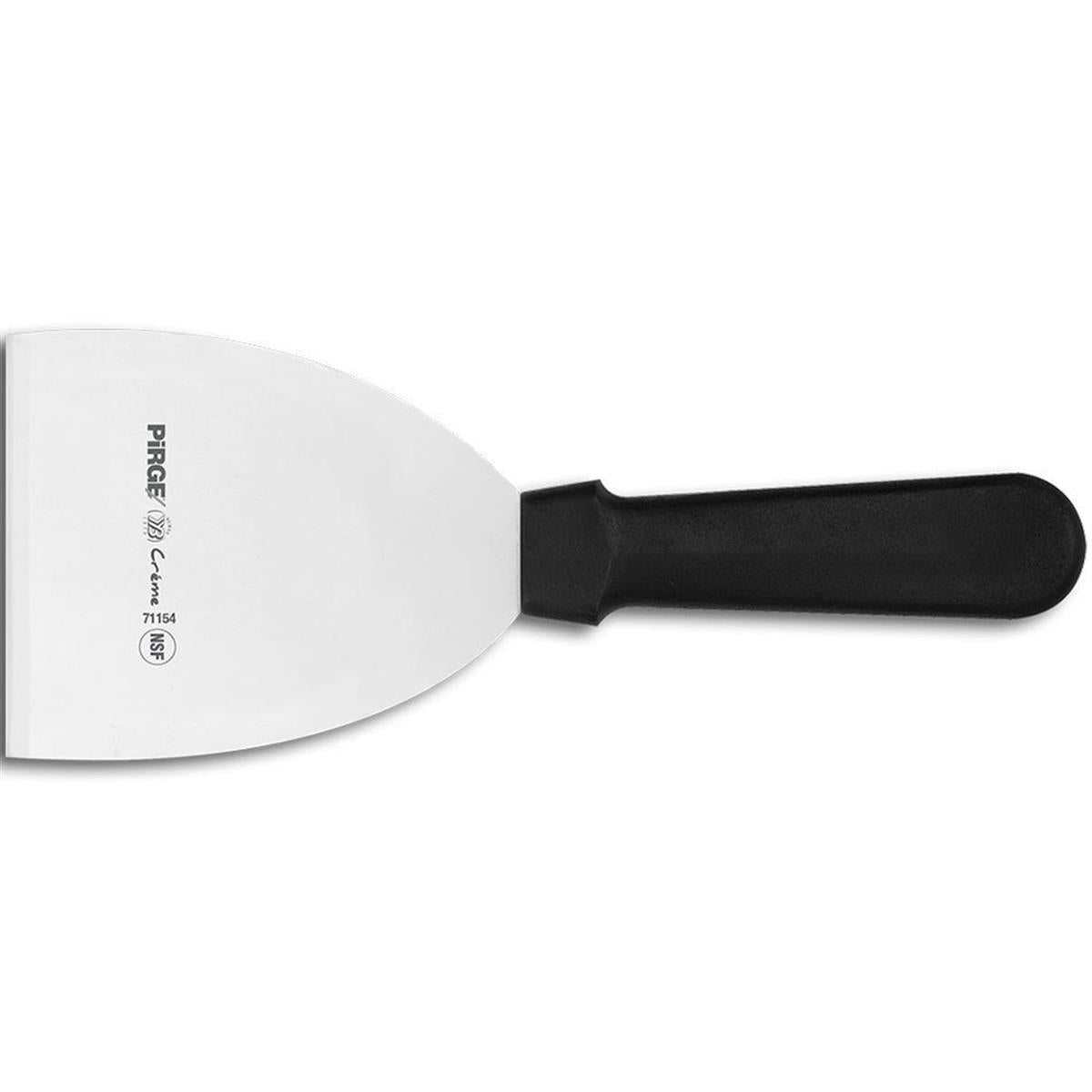 Pirge Creme Spatula No:3 12 Cm Siyah, spatula ve palet