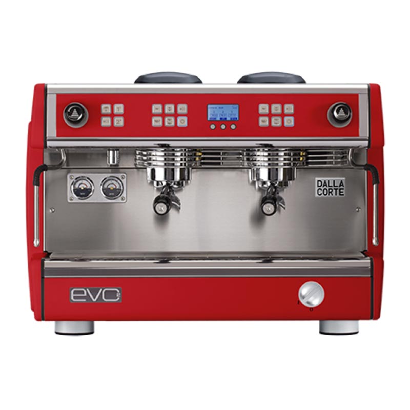 Dalla Corte Evo 2 Espresso Kahve Makinesi, 2 Gruplu, Kırmızı, kahve aksesuarı