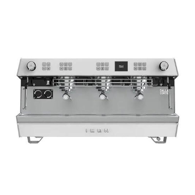 Dalla Corte Icon Espresso Kahve Makinesi, 3 Gruplu, Beyaz, kahve aksesuarı