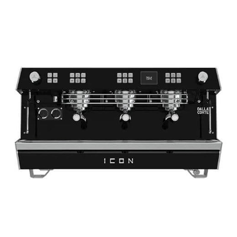 Dalla Corte Icon Espresso Kahve Makinesi, 3 Gruplu, Siyah, kahve aksesuarı