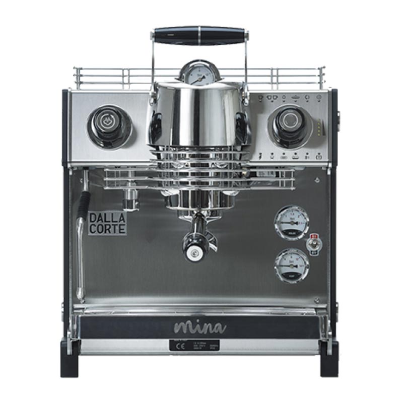 Dalla Corte Mina Espresso Kahve Makinesi, 1 Gruplu, Siyah, kahve aksesuarı