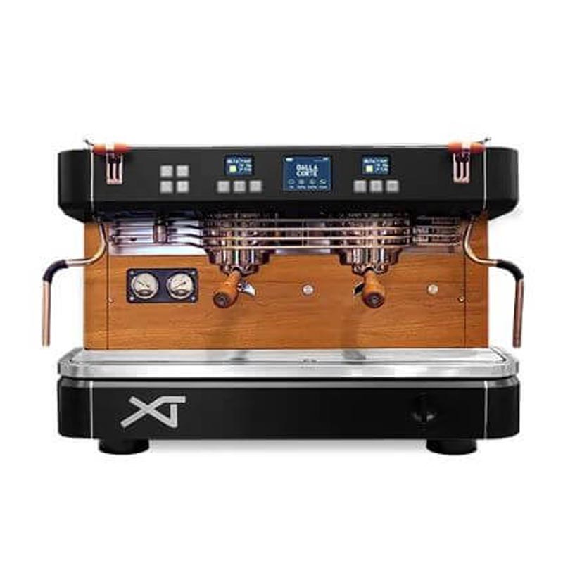 Dalla Corte XT Barista Espresso Kahve Makinesi, 2 Gruplu, Siyah Ceviz, kahve aksesuarı