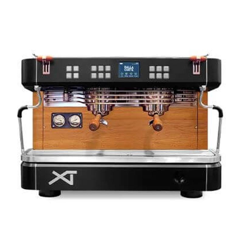 Dalla Corte XT Classic Espresso Kahve Makinesi, 2 Gruplu, Siyah Ceviz, kahve aksesuarı