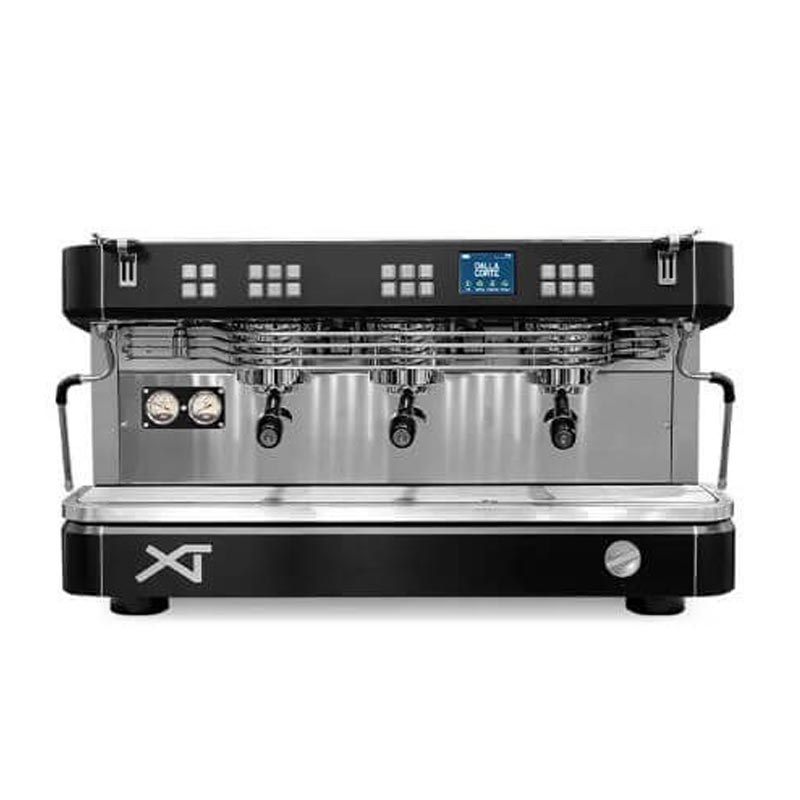 Dalla Corte XT Classic Espresso Kahve Makinesi, 3 Gruplu, Siyah Krom, kahve aksesuarı