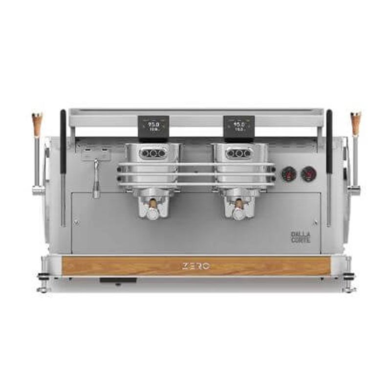 Dalla Corte Zero Classic Espresso Kahve Makinesi, 2 Gruplu, Beyaz Meşe, kahve aksesuarı