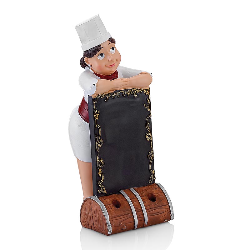 biradli brd123007 dekoratif asci figur 30 cm profesyonel mutfak ekipmani