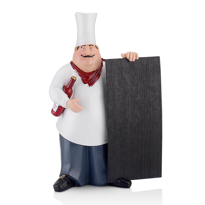 biradli brd217 dekoratif asci figur 38 cm profesyonel mutfak ekipmani