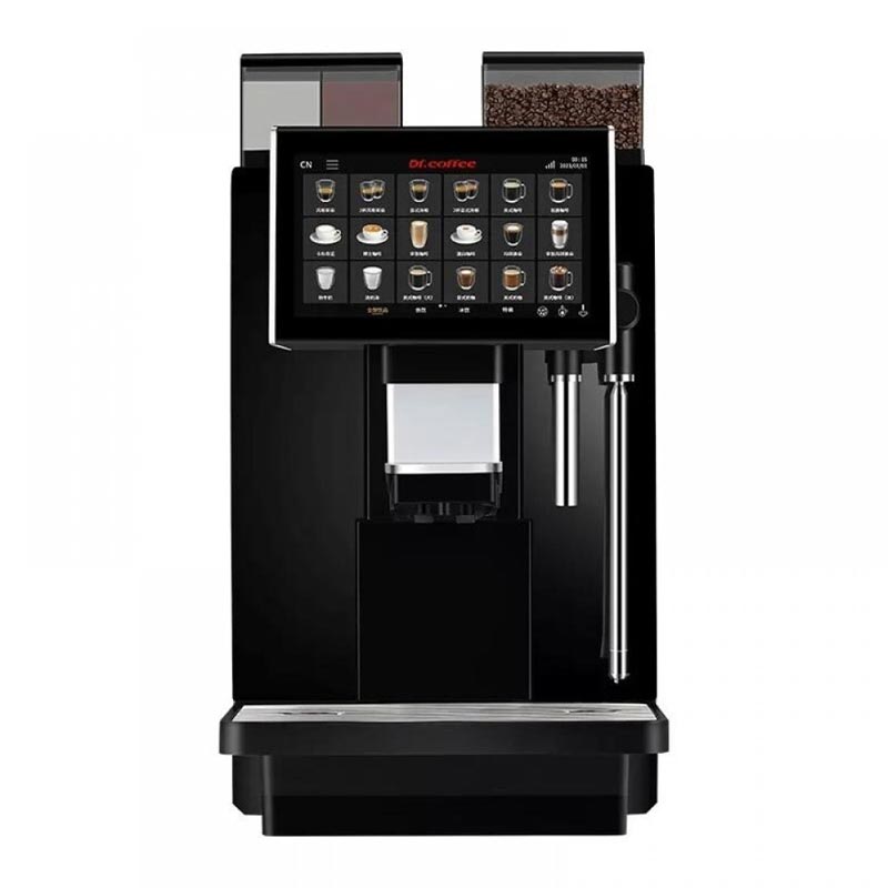 Dr.Coffee Coffee Zone Süt Köpürtme Sistemi ve Sıcak Su Musluklu Şebeke Bağlantılı Süper Otomatik Kahve Makinesi, kahve aksesuarı