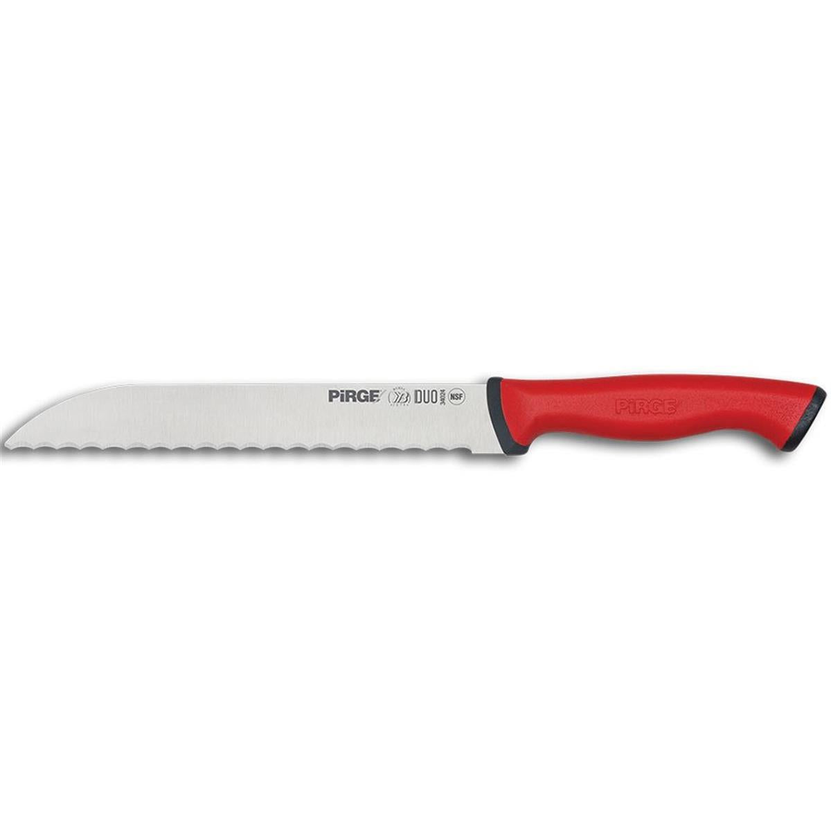 Pirge Duo Ekmek Bıçağı Pro 17,5 Cm Kırmızı, ekmek bıçağı