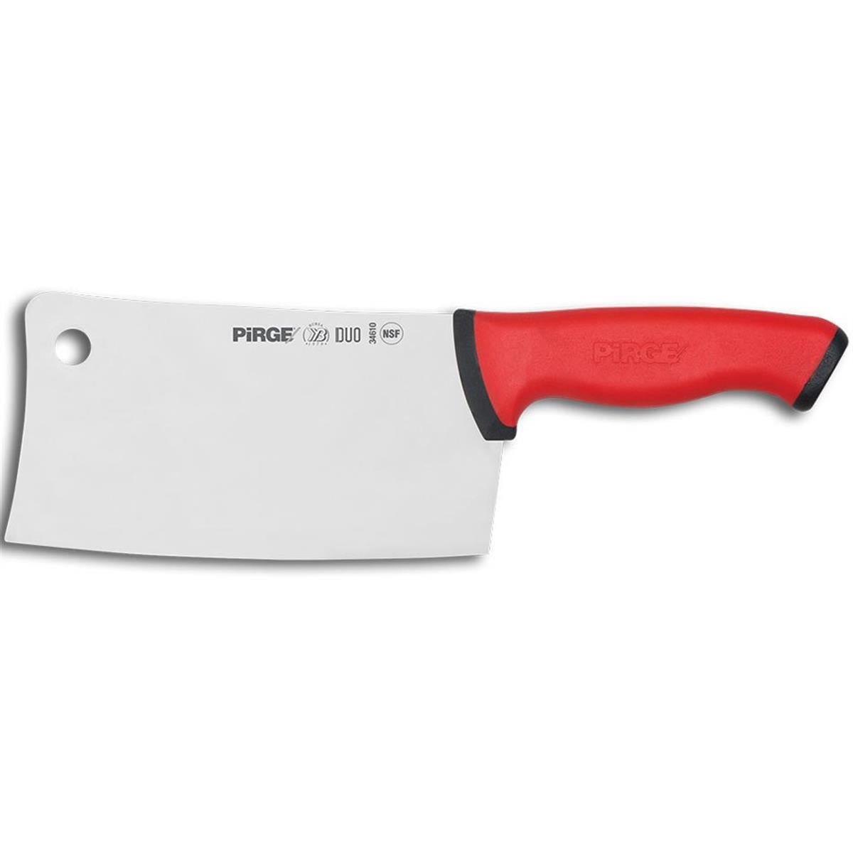 Pirge Duo Satır No:1 19 Cm Kırmızı, satır ve ağır kesim bıçağı