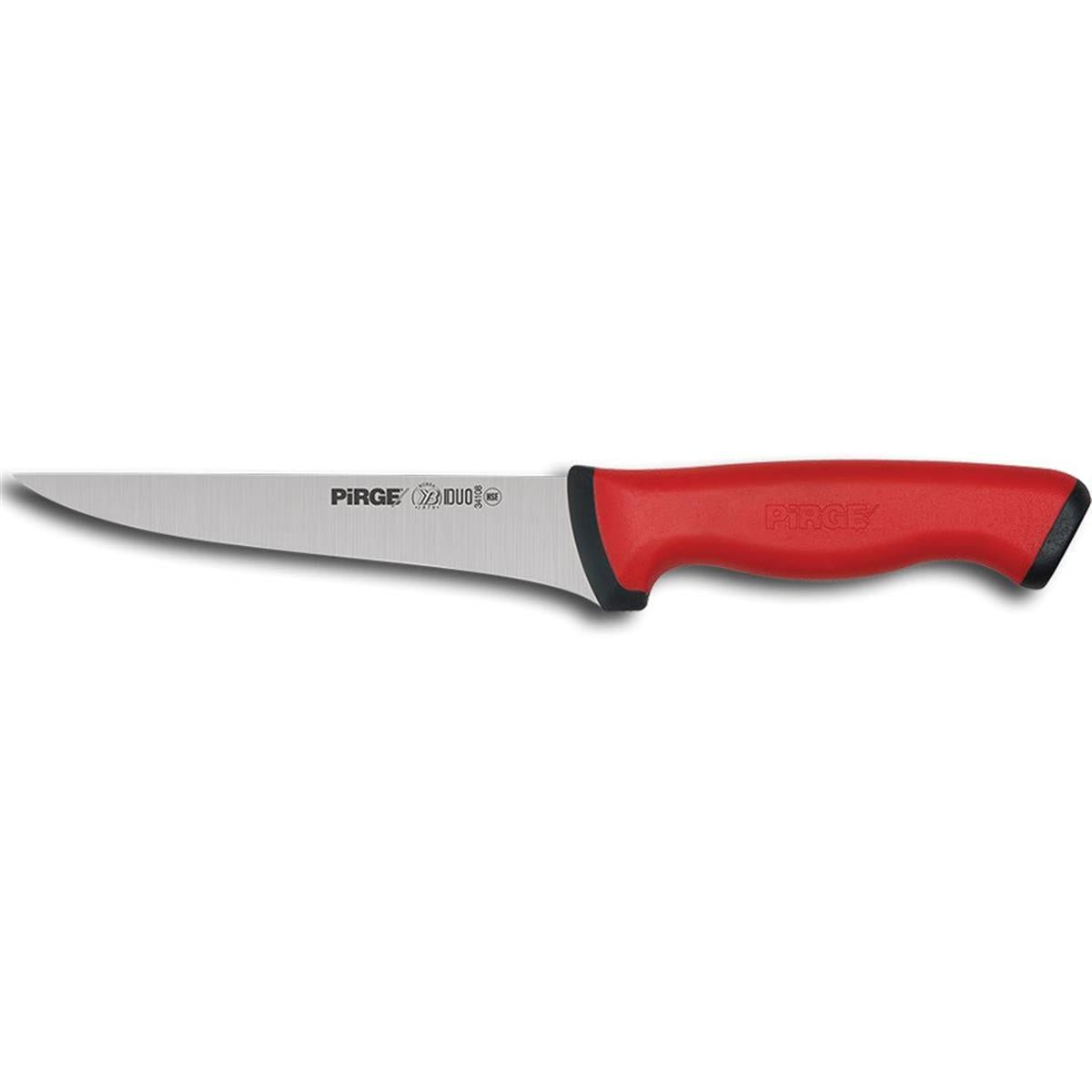 Pirge Duo Sıyırma Bıçağı 14,5 Cm Kırmızı, sıyırma ve ayırma bıçağı