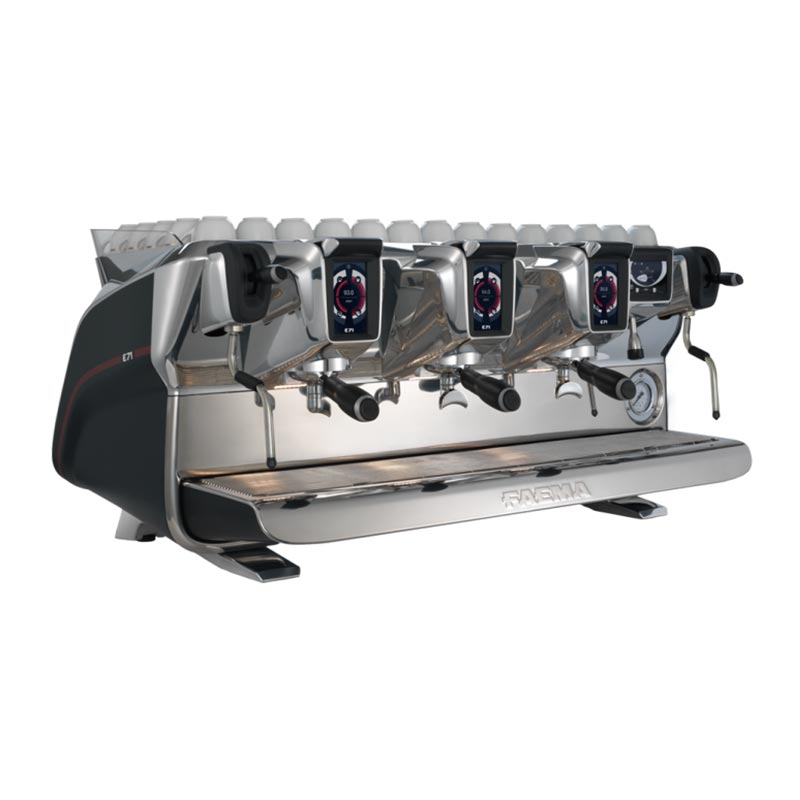Faema E71 Tam Otomatik Espresso Kahve Makinesi, 3 Gruplu, kahve aksesuarı