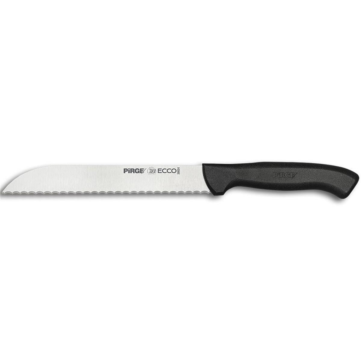 Pirge Ecco Ekmek Bıçağı Pro 17,5 Cm Siyah, ekmek bıçağı