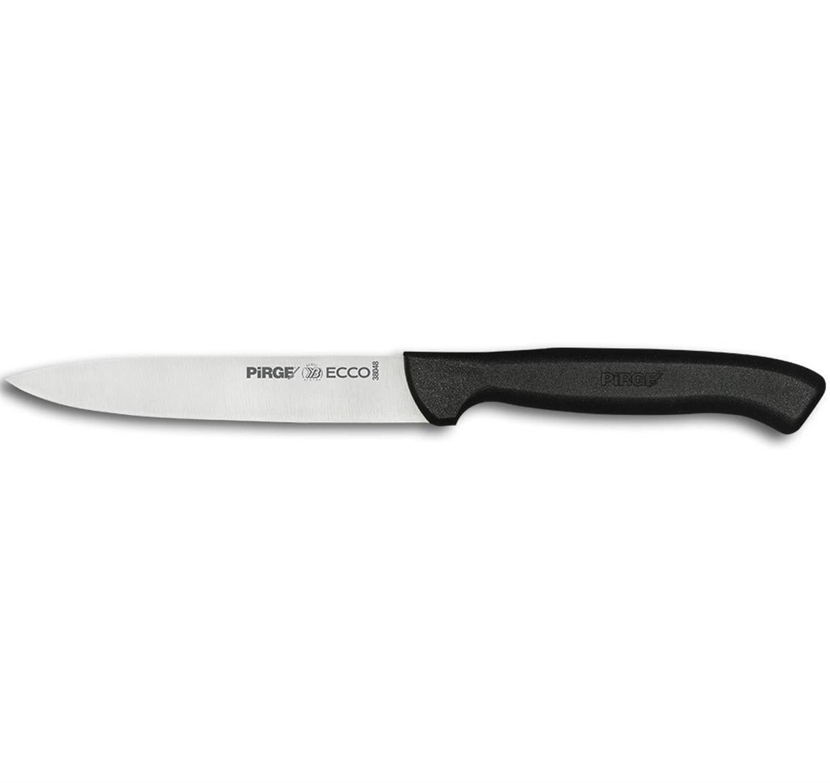Pirge Ecco Sebze Bıçağı Sivri 12 Cm Siyah, sebze ve meyve bıçağı