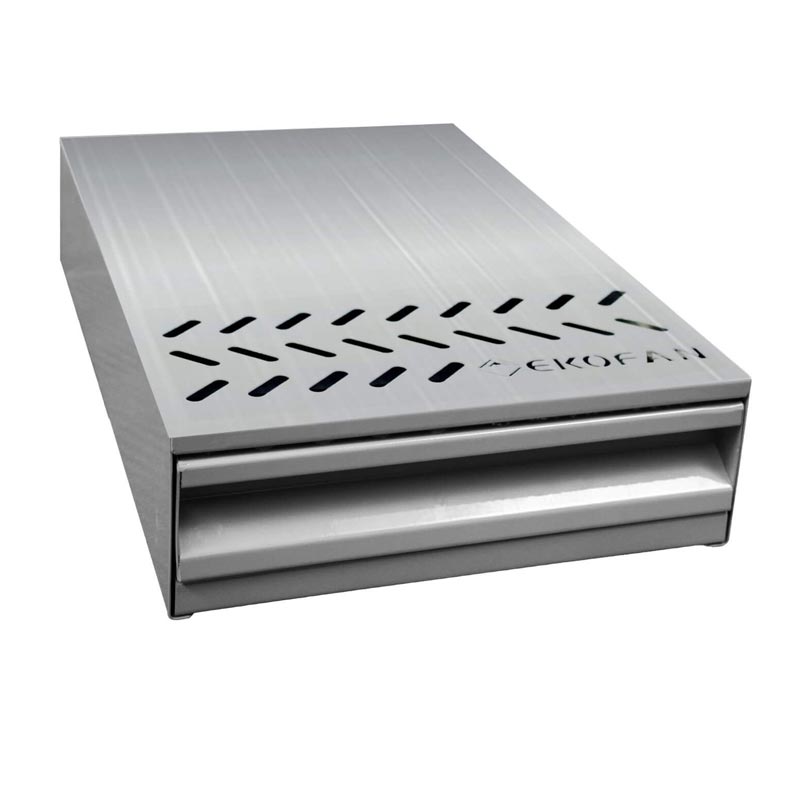 Ekofan PC-01P Kahve Posa Çekmecesi Knock Box, Inox, kahve aksesuarı