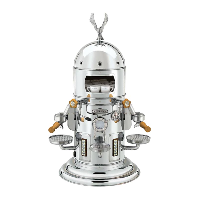Elektra Belle Epoque Espresso Kahve Makinesi, 2 Gruplu, Krom, kahve aksesuarı