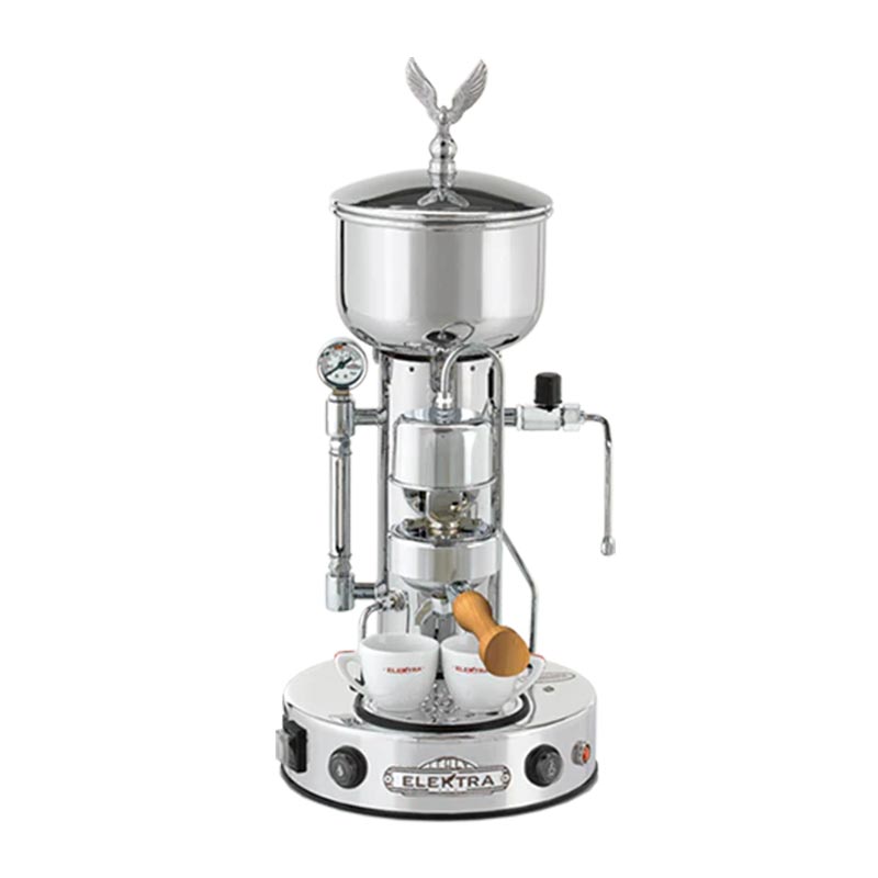 Elektra Micro Casa SX Yarı Otomatik Espresso Kahve Makinesi, Krom, kahve aksesuarı