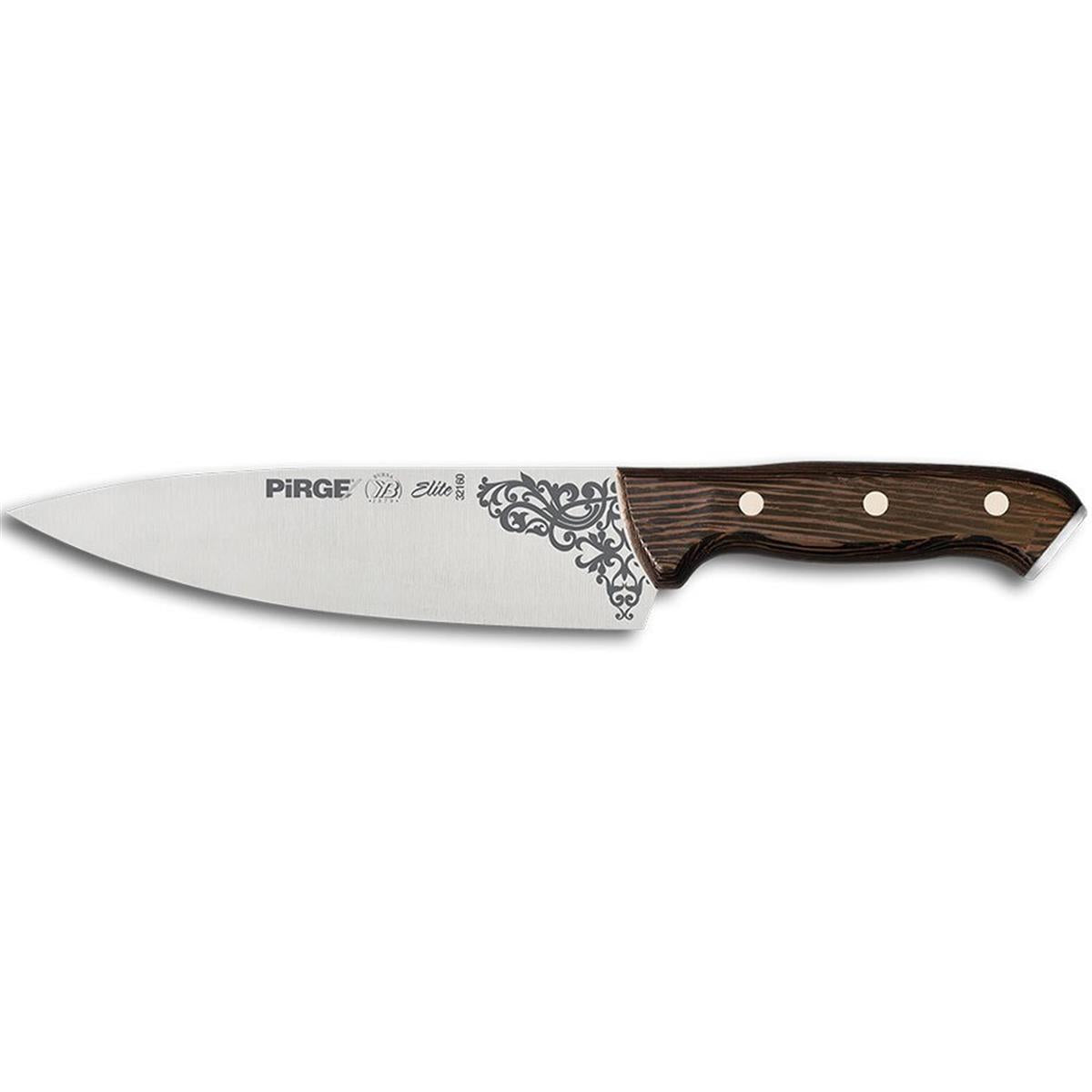 Pirge Elite Şef Bıçağı 19 Cm Siyah, profesyonel şef bıçağı