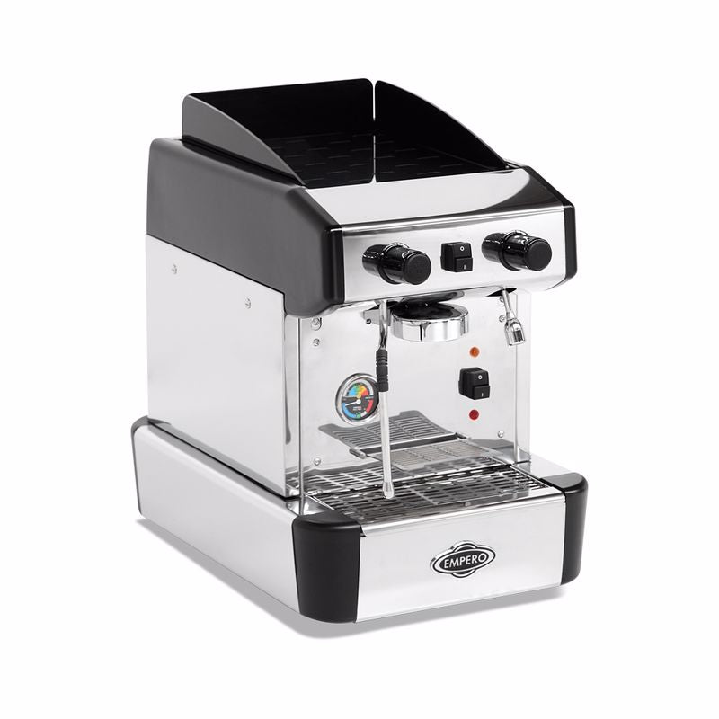Empero Yarı Otomatik Espresso Kahve Makinesi, 1 Gruplu, Siyah, kahve aksesuarı