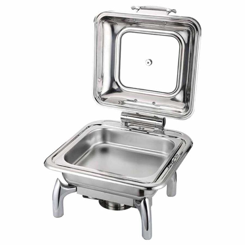 epinox chafing dish hidrolik kapakli 6 l 2/3 cdh 6 acik bufede servis ve sicak tutma ekipmani