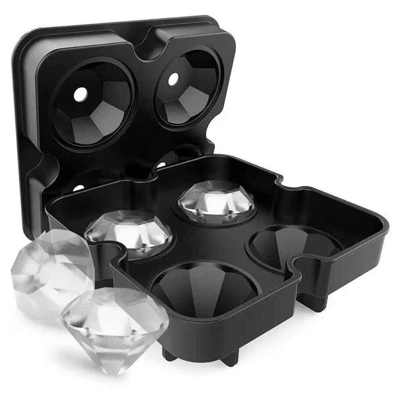 epinox ebk-60 buz kalibi silikon 4lu elmas 47x38 mm mutfak temizligi ve hijyen urunu