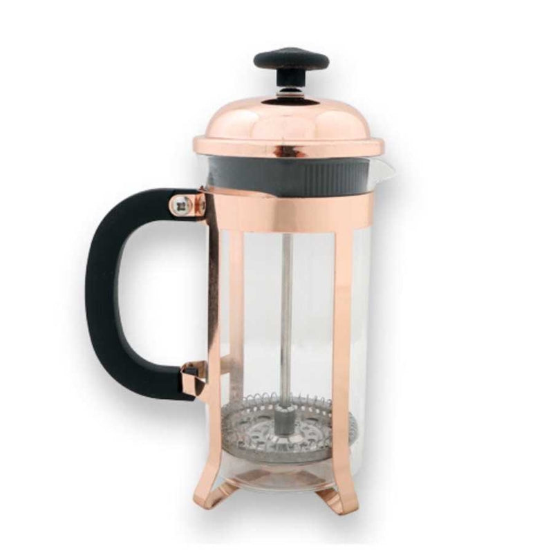 epinox french press 350 ml lux kirmizi altin duz 350b kahve demleme ve servis ekipmani