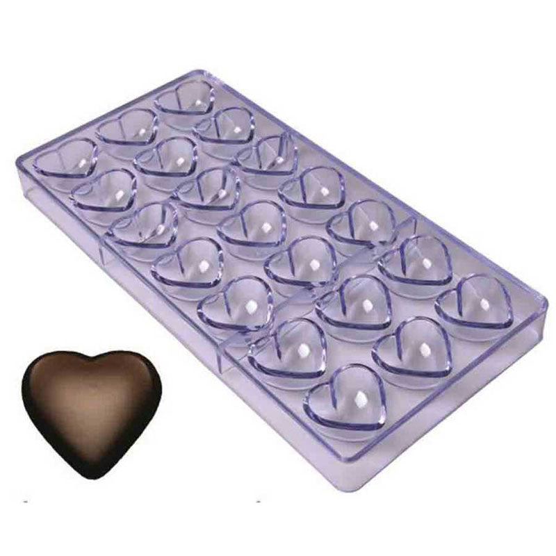 epinox kalp cikolata kalibi polikarbon 27 5x13 5 klp 15 pastacilik ve cikolata kalibi