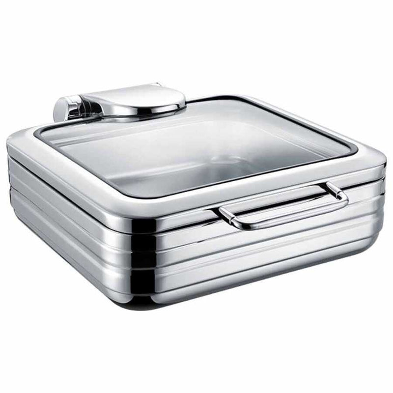 epinox lux chafing dish 2/3 6l cdl 6l acik bufede servis ve sicak tutma ekipmani