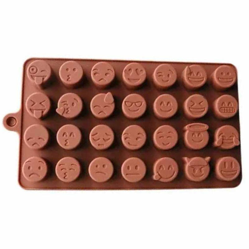epinox sck-43 cikolata kalibi silikon karisik emoji mutfak temizligi ve hijyen urunu