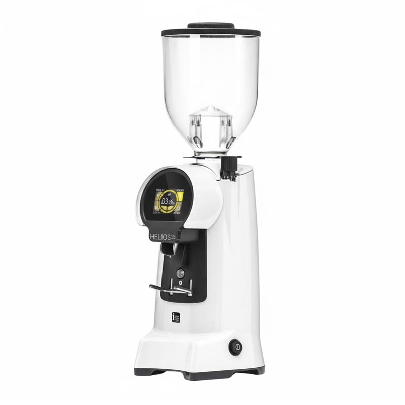 Eureka HELIOS 75 On Demand Kahve Değirmeni, 80 mm, Beyaz, on demand kahve değirmeni