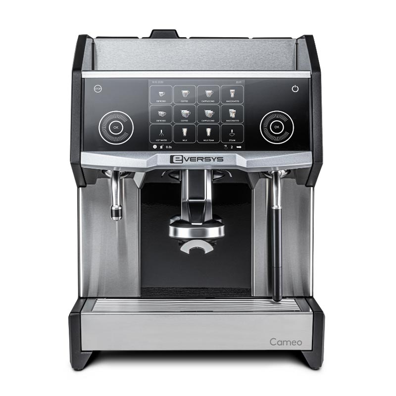 Eversys Cameo Classic C2S Süper Otomatik Espresso Makinesi, Tek Gruplu, Earth, kahve aksesuarı