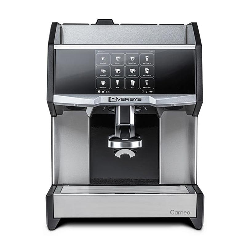 Eversys Cameo Core C2MS Süper Otomatik Espresso Makinesi, Otomatik Süt Sistemli, Tempest, kahve aksesuarı