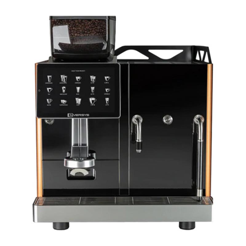 Eversys Enigma Classic E2S Süper Otomatik Espresso Makinesi, Tek Gruplu, Earth, kahve aksesuarı