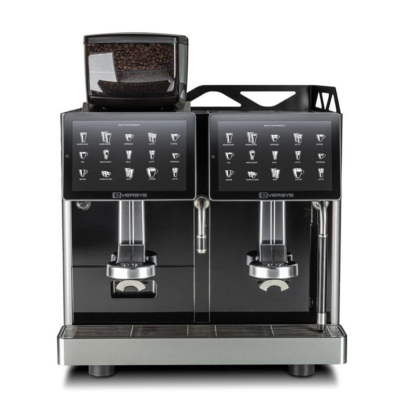 Eversys Enigma Classic E4MS Süper Otomatik Espresso Makinesi, 2 Gruplu, Otomatik Süt Sistemli, Earth, kahve aksesuarı