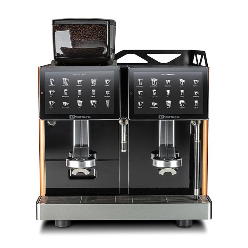 Eversys Enigma Classic E4MS Süper Otomatik Espresso Makinesi, 2 Gruplu, Otomatik Süt Sistemli, Tempest, kahve aksesuarı