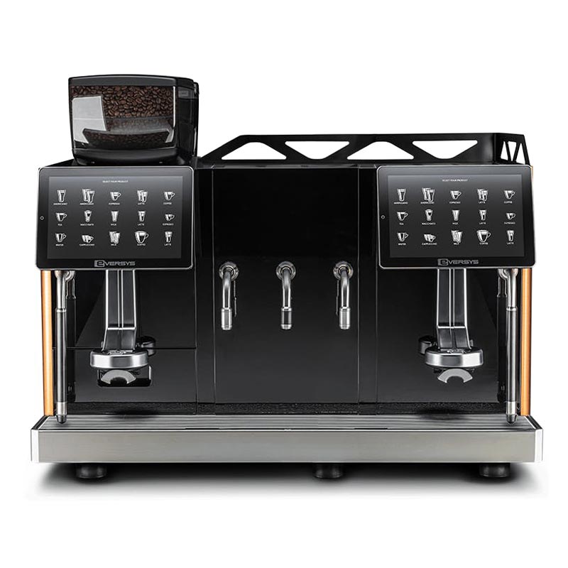 Eversys Enigma Classic E4MS X-Wide Süper Otomatik Espresso Makinesi, 2 Gruplu, Earth, kahve aksesuarı