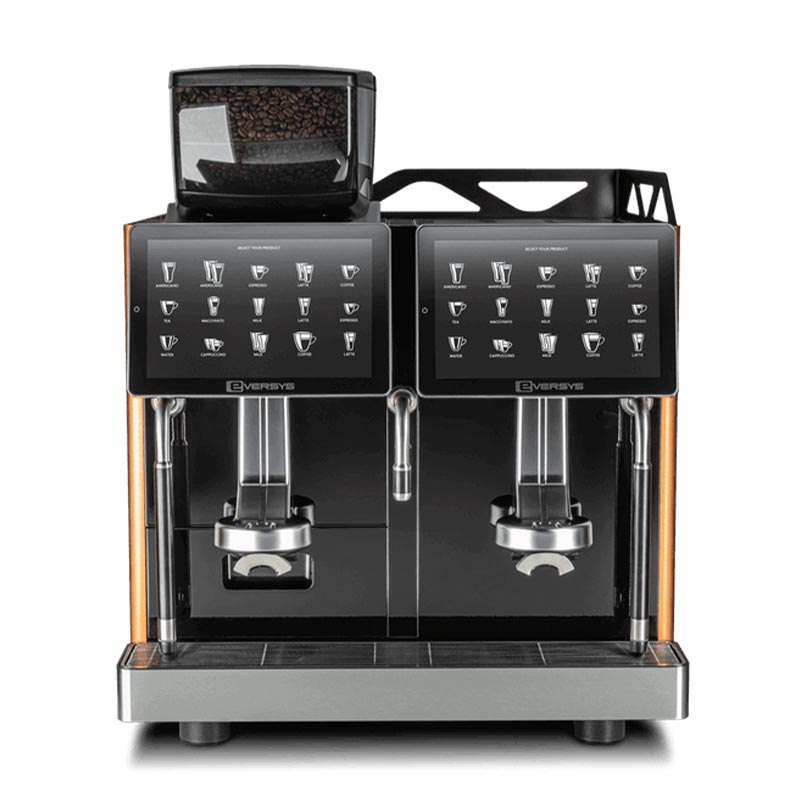 Eversys Enigma Classic E4S Süper Otomatik Espresso Makinesi, 2 Gruplu, Earth, kahve aksesuarı