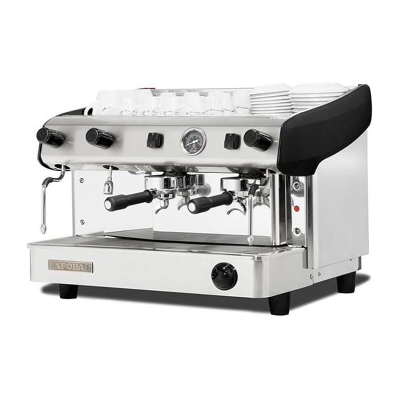 Expobar Megacrem Pulser Yarı Otomatik Espresso Kahve Makinesi, 2 Gruplu, Siyah, kahve aksesuarı