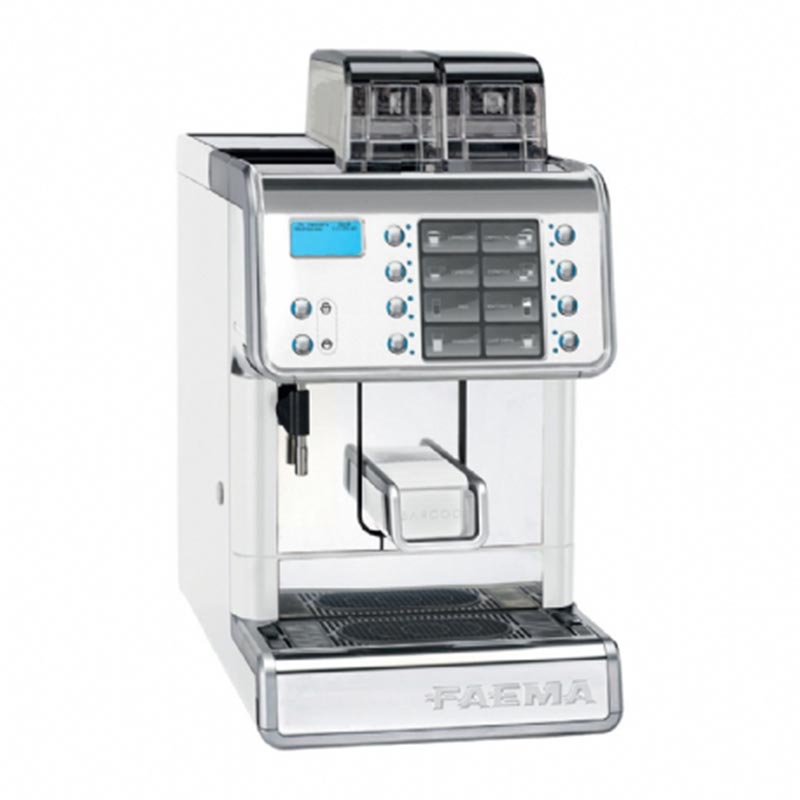 Faema Barcode Milk Ps C&S 11 Süper Otomatik Espresso Kahve Makinesi, 2 Öğütücülü, Sıcak Çikolata Özellikli, kahve aksesuarı