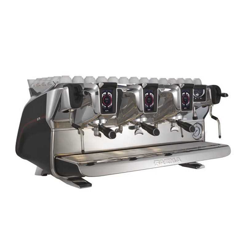 Faema E71 Full Otomatik GTi Espresso Kahve Makinesi, 3 Gruplu, kahve aksesuarı