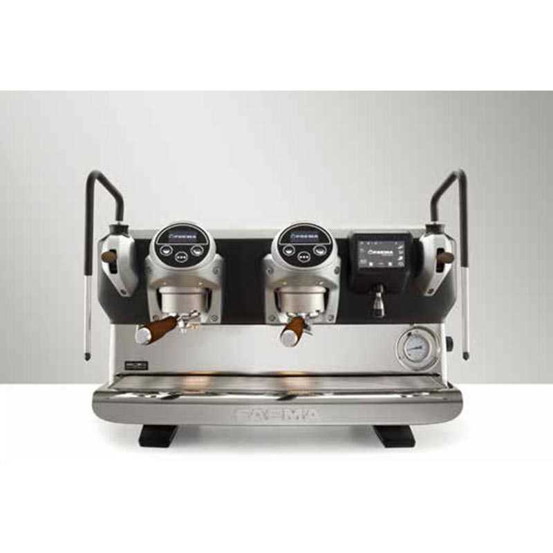 Faema E71E Full Otomatik Espresso Kahve Makinesi, 2 Gruplu, Siyah-Gümüş -Ahşap, kahve aksesuarı