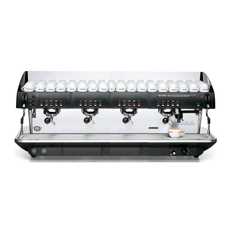 Faema E91 A/4 Ambassador Otomatik Espresso Kahve Makinesi, 4 Gruplu, kahve aksesuarı