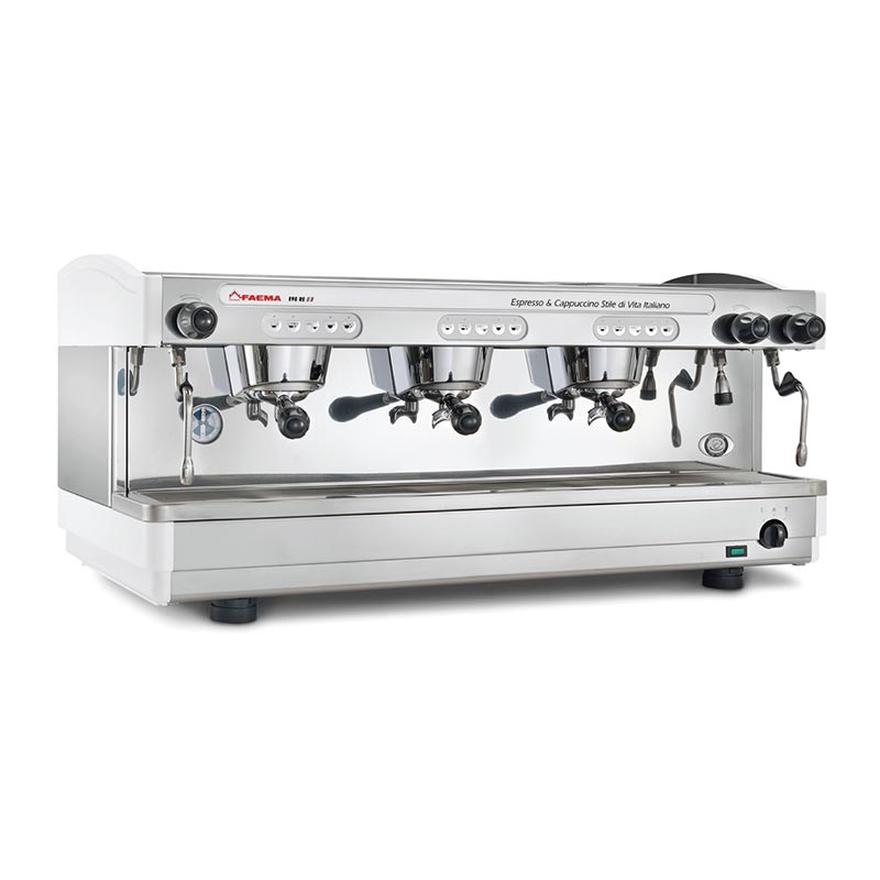 Faema E98 A3 Tam Otomatik Espresso Kahve Makinesi, 3 Gruplu, kahve aksesuarı