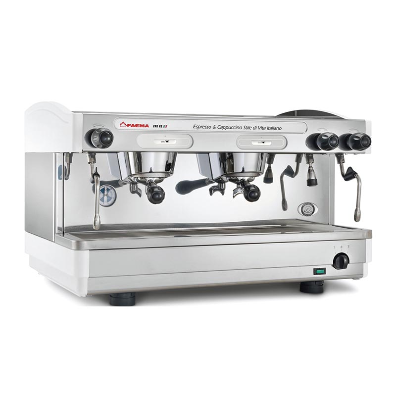 Faema E98 S2 Yarı Otomatik Espresso Kahve Makinesi, 2 Gruplu, kahve aksesuarı