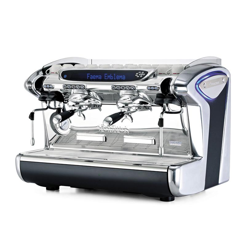 Faema Emblema A2 Restyling Tall Cup Tam Otomatik Espresso Kahve Makinesi, 2 Gruplu, kahve aksesuarı