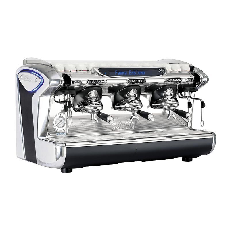 Faema Emblema A3 Restyling Tall Cup Tam Otomatik Espresso Kahve Makinesi, 3 Gruplu, kahve aksesuarı