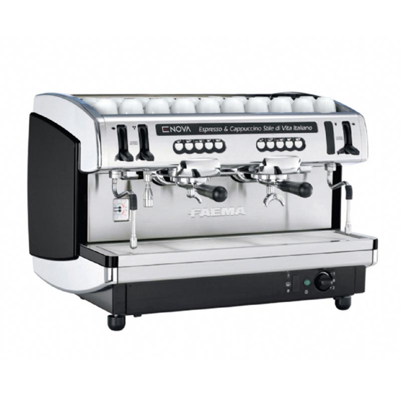 Faema Enova A2 Tam Otomatik Espresso Kahve Makinesi, 2 Gruplu, kahve aksesuarı