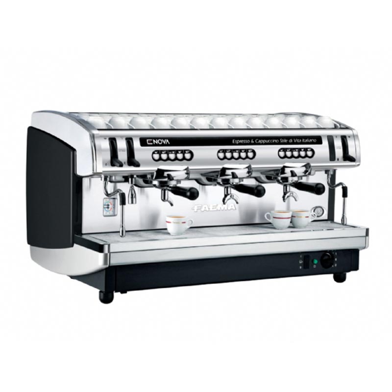 Faema Enova A3 Tam Otomatik Espresso Kahve Makinesi, 3 Gruplu, kahve aksesuarı