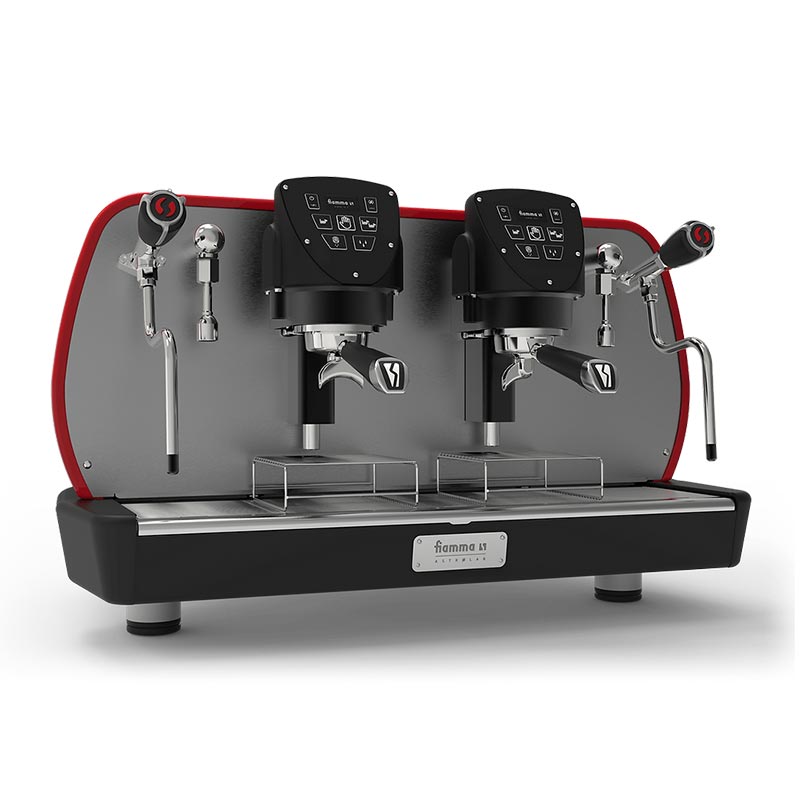 Fiamma Astrolab Multiboiler Tall Cup Espresso Kahve Makinesi, 2 Gruplu, Siyah, kahve aksesuarı