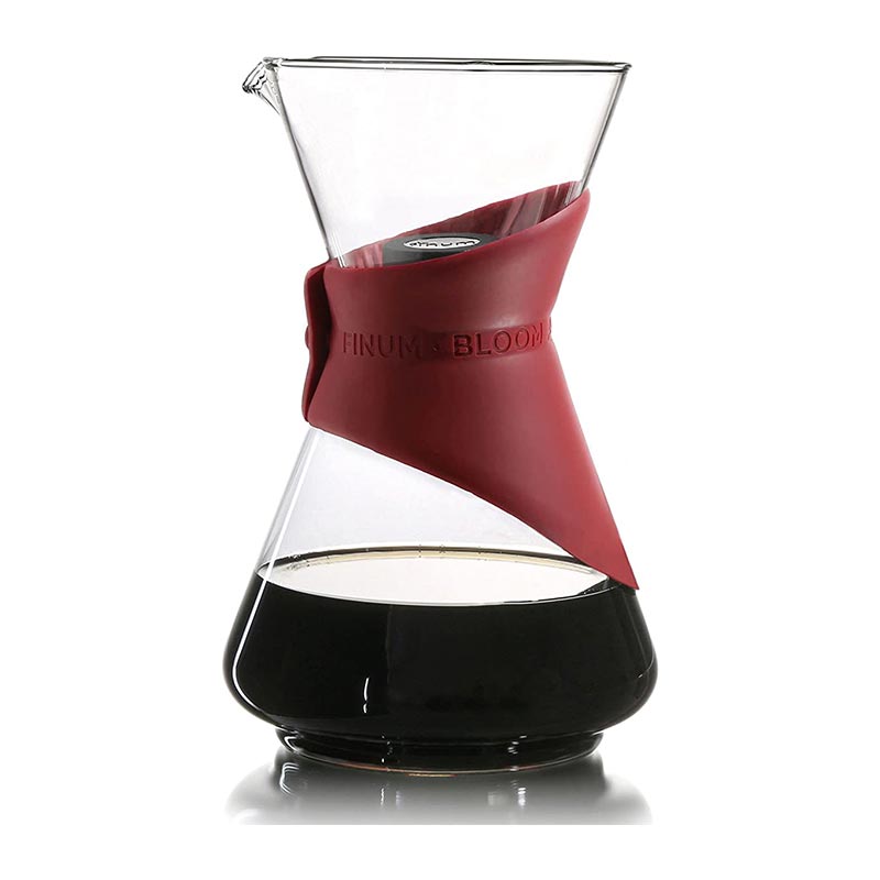 Finum Bloom and Flow Pour Over Chemex Kahve Demleyici, 5 Cups, 700 ml, chemex kahve demleyici